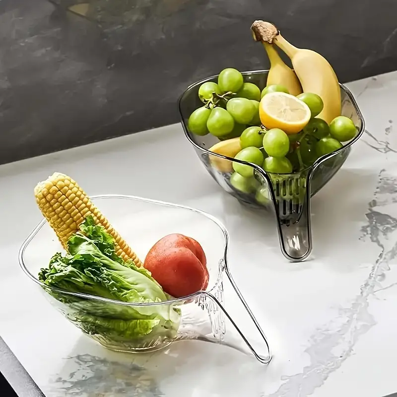 El recipiente 2 en 1 que miles de cocineros están usando para lavar, escurrir y preparar alimentos sin complicaciones.